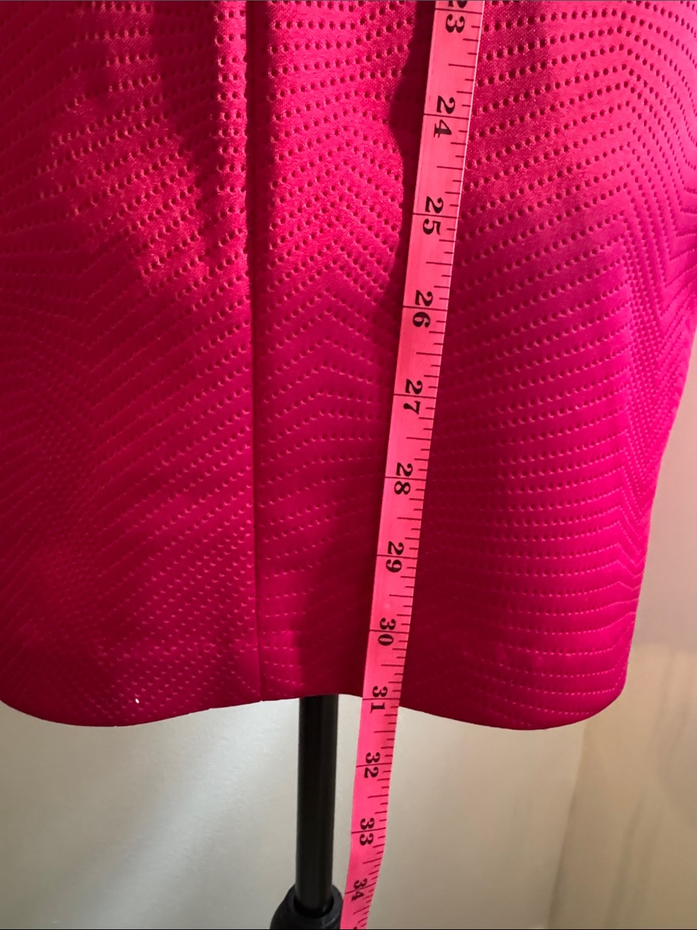 Guess Los Angeles Raspberry- Hot Pink Fixed Lace-Up Sheath Mini Dress - Picture 5 of 13